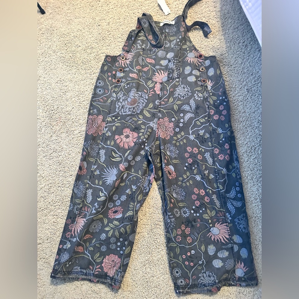 Three Bird Nest oversized barrel leg overalls